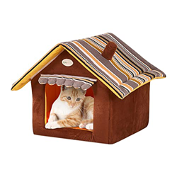 Nedyet Caseta para gatos, impermeable, para mascotas, para exteriores, para gatos, plegable, para animales (S - L) en oferta