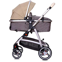 Lalalux Carrito de Bebé Universal y Ligero – Set Completo – Silla de Paseo Multifuncional Hasta 3 Años – Carro Plegable, Deportivo y Doble Suspensión  en oferta