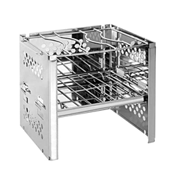 Parrilla de carbón para barbacoa portátil de acero inoxidable, parrilla de barbacoa plegable a prueba de viento a prueba de herrumbre para asar al air precio