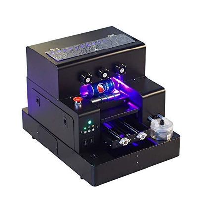 Impresora LED de Cama Plana UV Totalmente automática Syoon 2019 A4 con Efecto de Relieve para Botella, Caja del teléfono, Vidrio, Metal, Cuero, TPU, e