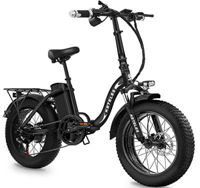 Bicicleta Eléctrica Plegable, Batería De Lones De Litio De 48V 18Ah con Neumático Gordo 20"* 4", Bicicletas Eléctricas De Montaña Adulto De Ciudad De 