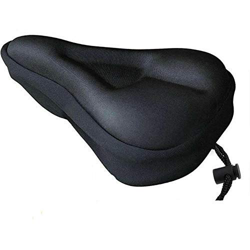 HZL Cubierta de sillín de Bicicleta, Piezas de Bicicleta, Asiento de bicicletaMountain Bike Comfort Almohadilla de Gel Suave Cojín cómodo Funda de Asi características