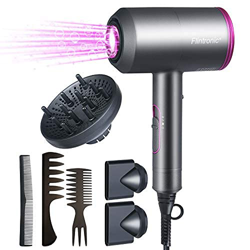 Flintronic Secador de Pelo de 2000W, Secador de Pelo Iónico Profesional Poderoso para Secado Rápido, Botón de enfriamiento independiente(3 Velocidades en oferta