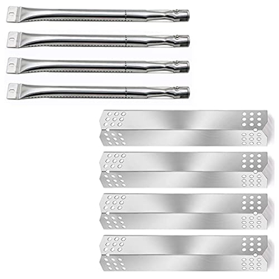 GFTIME 37CM Kit de Barbacoa Piezas de Repuesto Quemadores de gas & Placa de Calor para Sunbeam Nexgrill Grill Master 720-0697 Parrilla Accesorios