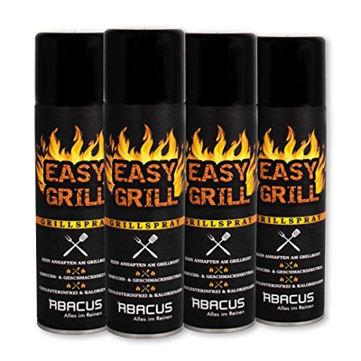 ABACUS 4 aerosoles para parrilla Easy Grill de 200 ml (7625).