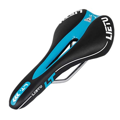 Sillin Bicicleta Sillin MTB Antiprostatico Asiento de Bicicleta Sillín de la Bicicleta Accesorios para Bicicletas Ciclismo Accesorios Blue,Free Size