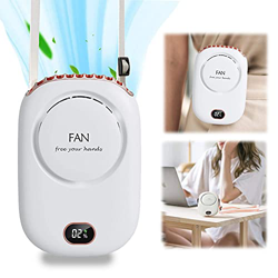 auvstar Mini Ventilador USB Portátil,Ventiladores de Cuello Mano Portátil con Cuerda,Ventilador de Escritorio,3 Velocidades Eléctrico Ventilador Recar características