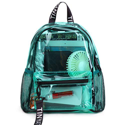 TINYAT Mochila Transparente Multicolor holográfica Super Suave PVC Mochila de Moda para niñas Cena de Compras Unisex Citas, T9051 precio