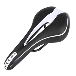 Shipenophy Sillín Transpirable a Prueba de Golpes, Pieza de Repuesto para Bicicleta, Asiento Suave para Bicicleta de montaña y Carretera Duradero para en oferta