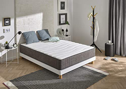 ELEGANCE CONFORT, Espuma viscoelástica, Blanco Y Camel, 90_x_190_cm precio