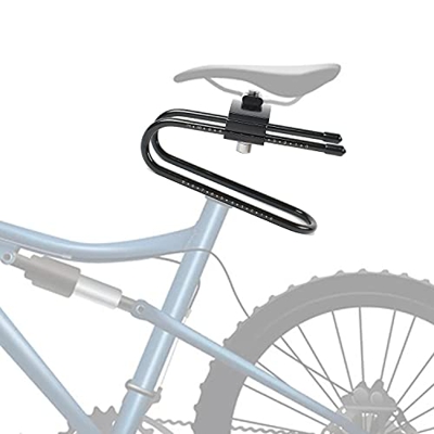 MaxAwe Amortiguador universal para silla de montar con amortiguador, dispositivo de suspensión para bicicleta de montaña y bicicleta de ciudad (negro)