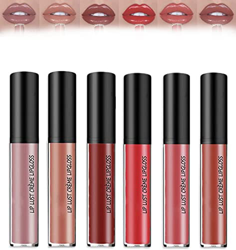 Whale city Lip Lust Creme Lipgloss, 12 Colores de lápiz de Labios de Textura cremosa a Prueba de Agua, Lápiz Labial líquido para Mujeres, Crema Labial características