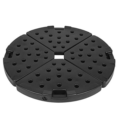 Soporte para Sombrilla, Simple Y Fácil de Montar Cuatro Contrapesos en Forma de Abanico Soporte para Sombrilla en Forma de Abanico Ampliamente Utiliza