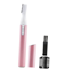 F Fityle Kit de recortador de cejas eléctrico Depiladora de precisión inalámbrica Mini maquinilla de afeitar multifunción para dama Depilación con pil en oferta