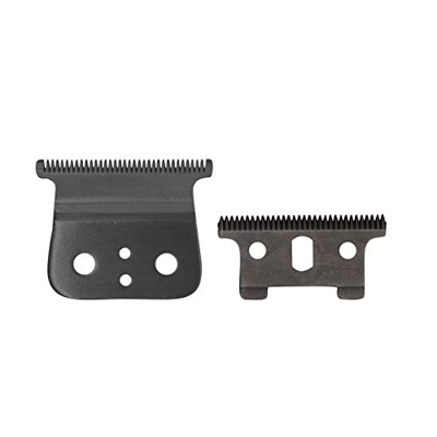 AIRERA Cuchillas de Reemplazo Estándar Profesional #04521 para Andis T Outliner, que incluye 1 cuchillas fijas y 1 móvil y juntas de plástico/metal, c