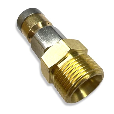 Boquilla giratoria para limpieza de tuberías con rosca M22 x 1,5 AG para Kärcher & Kränzle WAP Alto Kränzle Nilfisk, etc. para limpiadores de alta pre