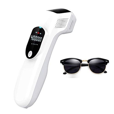 Sistema de depilación IPL, 400.000 de eliminación de pelo de la cara Flashes cuerpo del dispositivo, con 5 niveles for diferentes piel sin dolor perma