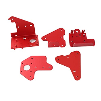 SHENG 1 Set CREEALISTA Impresora Extrusora Placa Trasera X Frente del Motor + Placa Trasera Z-Eje Z-Eje 2.5mm / 3,0mm Kit de Placa pasiva Apta for CR-