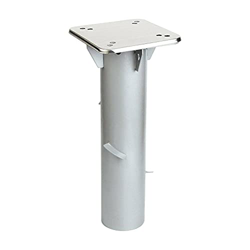 Jsdufs Placa Base Universal de Metal con Funda de Suelo, Parasol, Anclaje al Suelo, Parasol voladizo para empotrar en hormigón, Soporte Parasol para P en oferta