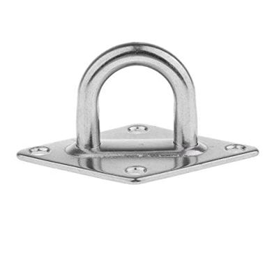 MERIGLARE 2x 1pc M12 Placa de Ojo de Diamante, Ancla de Trabajo Pesado para Montaje en Techo de Pared, para Entrenar Correas, Columpios de Yoga, Hamac