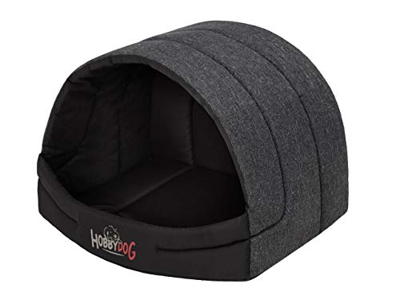 PillowPrim Caseta para perros y gatos, tamaño XL, 60 x 49 cm, color negro