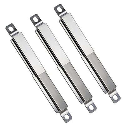 GriHero Tubos cruzados universales de acero inoxidable Quemador de tubos de repuesto para Fire Mountain, Charmglow, patio trasero, 810-8501-S, parrill