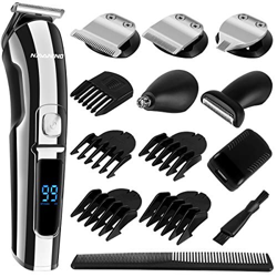 NAVANINO Cortapelos Recortadora de Barba para Hombres de Cabello Nariz Corporal Todo en 1 Kit de Aseo USB Recargable en oferta