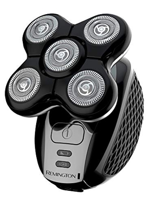 Remington RX5 Ultimate Head Shaver para hombres calvos, fácil de limpiar con resultados de cierre de piel en menos de 2 minutos, enchufe de 2 pines XR