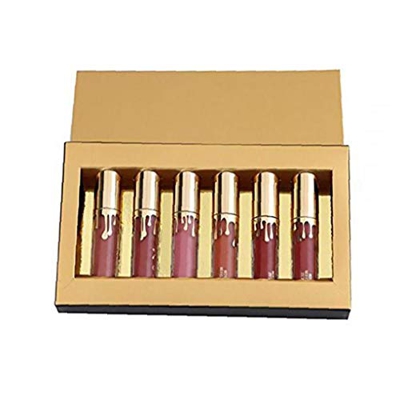 6pcs Larga Duración líquido Barra de labios mate brillo aterciopelado mate impermeable Lipgloss del lápiz labial Lip Gloss para mujeres de las muchach