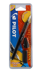 Pilot Plumix - Pluma estilográfica de trazo grueso+Cartucho de Tinta Negro 0,70mm características