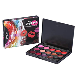 Paleta De Brillo De Labios De 15 Colores, Set De Maquillaje, Tocador, Brillo De Labios, Ideal Tanto Pintalabios Set Nude Para Pintalabios Para Uso Pro precio