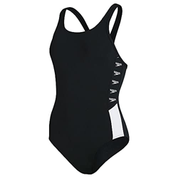 Speedo Boom Logo Splice Muscleback One Piece Swimsuit Mujer precio