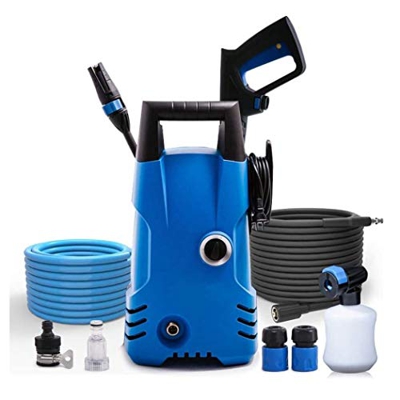 SZHWLKJ De presión eléctrica Lavadora, Motor eléctrico Lavadora con Boquilla Ajustable, Espuma Cannon, Coche/Patio/Paredes de Limpieza /, la energía d