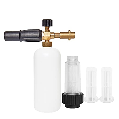 Lavadora de presión Cañón de espuma Generador de espuma de lanza de alta presión de espuma de nieve compatible con Karcher K2-k7 Herramientas de limpi