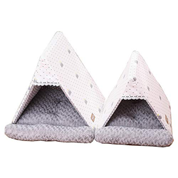 XMSIA Casas para Mascotas Carpa triángulo Animal doméstico del Gato for Perro Calientes Suministros Perrera del Animal doméstico del cojín pequeño Per características