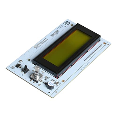 SHENG LCD 3D Monitor LCD2004 Pantalla no integrada (Nuevo) FIT for GEEETECH Nueva VERSIÓN A10 GT2560 V3.1 Impresora 3D (Color : White)