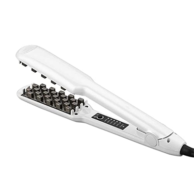 LDOR Plancha para Dar Volumen Al Cabello 2 En 1 Plancha De Pelo Rizadora De Cerámica Rizador Ondulado Plancha Plana 3D Herramienta De Peinado De Cabel