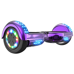 FUNDOT Hoverboards,Hoverboards autoequilibrante de 6.5 Pulgadas, Hoverboards con Hermosas Luces LED, Hoverboards con Altavoz Bluetooth, Regalo para ni en oferta