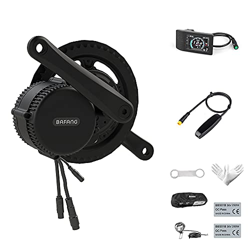 BAFANG Motor Central 250W 36V/48V BBS01 Kit de Conversión de Bicicleta Eléctrica, Pantalla LCD, Rueda de Cadena 44T con Sensor de Engranajes de Metal  precio