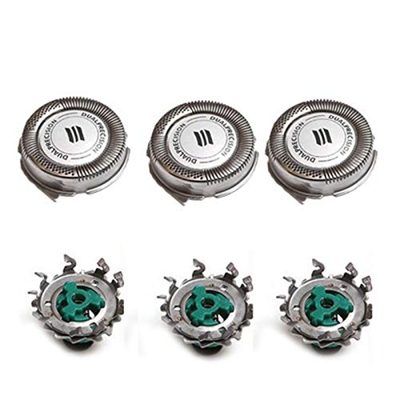 Nogan Cabeza de Afeitado de la Cuchilla de afeitadora de Shaver 3 unids para RQ11 RQ1150 RQ1160 RQ1175 RQ1180 Way