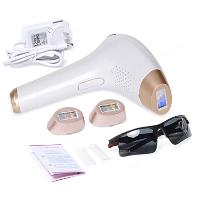 Depiladora Laser Depilador láser Depilador láser Bikini Trimmer Láser Epilador Eléctrico Depilador (Color : Tyrant Gold 3 in 1, Plug Type : US Plug)