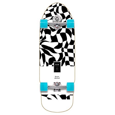 YOW Arica 33" High Performance Series Surfskate Skateboard, Adultos Unisex, Multicolor (Multicolor), 10,5" x 33.0