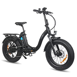 DERUIZ AMBER Bicicleta Eléctrica Plegable 20"*4.0 E-Bike MTB Pedal Assist, Batería de Litio 48V 13Ah, Bicicleta Eléctrica para Adultos, Shimano 7 Velo precio