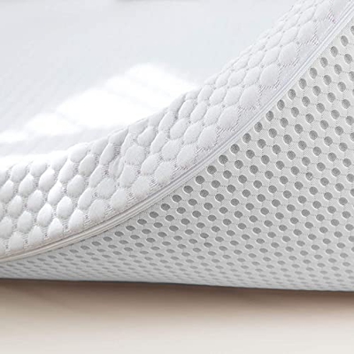 Topper Cubre Colchon Viscoelastico Nucleo 100% Viscoelastica | 105 x 190 | Grosor 6 | Fabricacion Española | Sobrecolchon Tratamiento Sanitized | Aliv