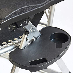 Bandeja lateral para silla de gravedad cero, para silla de gravedad cero/tumbona/silla de camping, ideal para bebidas y teléfonos móviles, soporte par características