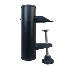 ALLOMN Paraguas de mesa para balcón, decoración de patio y herramientas paraguas abrazadera de poste negro mesa balcón paraguas abrazadera, soporte de precio