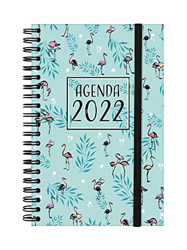 Finocam - Agenda 2022 Semana Vista Apaisada, de Enero 2022 a Diciembre 2022 (12 meses) E5 - 117x181 mm Espiral You Flamingos Español precio
