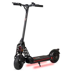 ECOXTREM Patinete eléctrico 600W, Plegable con Pantalla LCD y Luces LED. Scooter eléctrico Bison Color Negro. en oferta