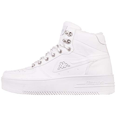 Kappa FALLOU Women, Zapatillas para Correr de Carretera Unisex Adulto, 1016 White Grey, 40 EU