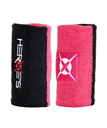 Heroe's Muñequera de esponja Wirstband bicolor 12 cm (Rosa/Negro) características